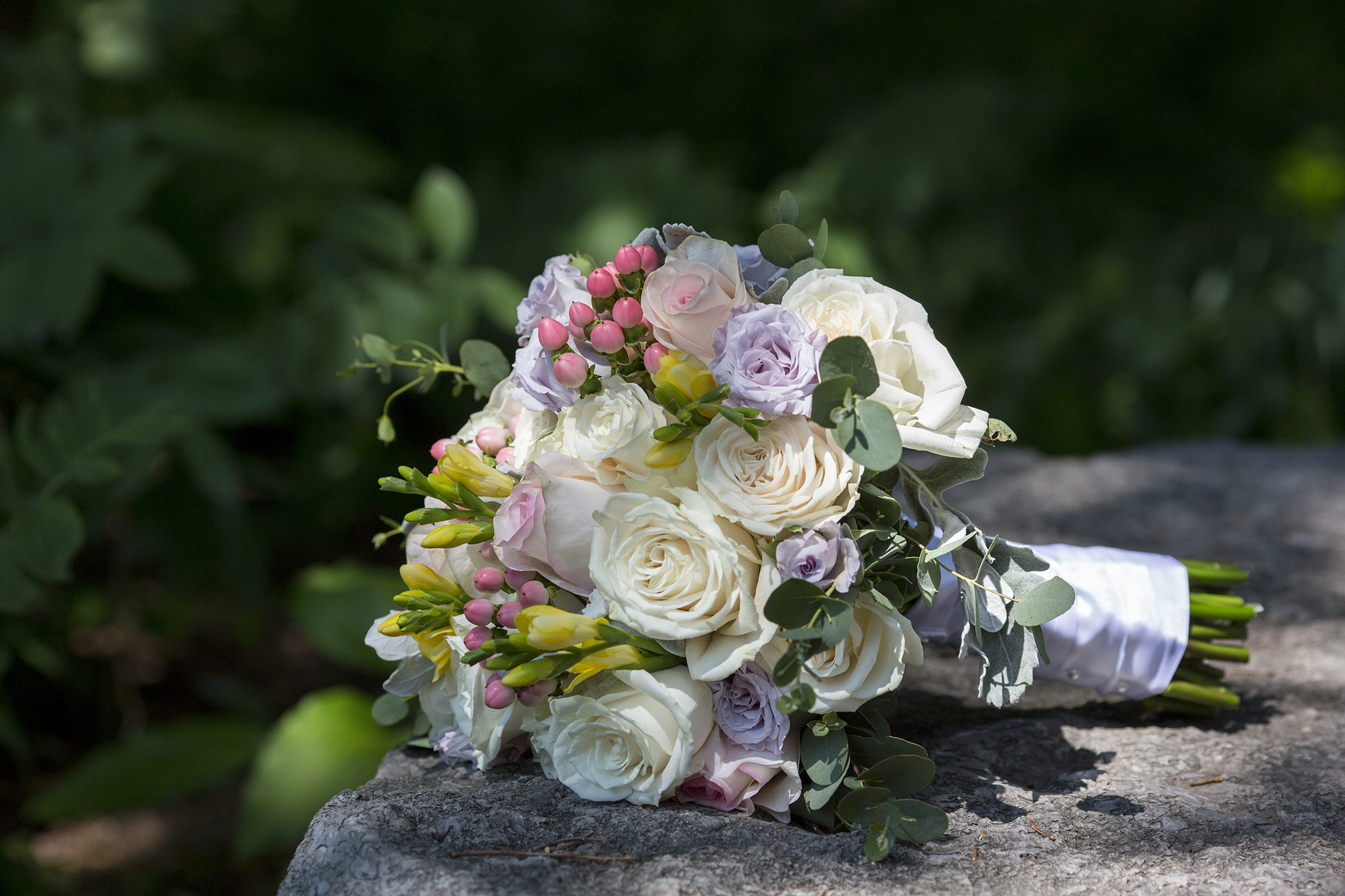 Bridal flower bouquet. 