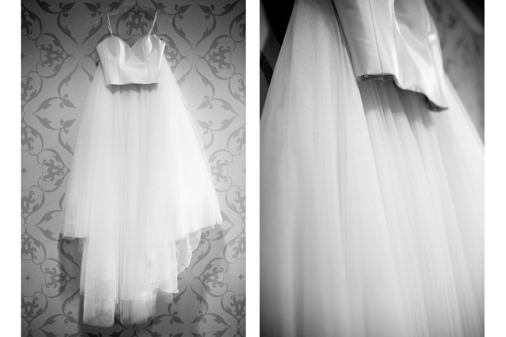 Wedding dress details.